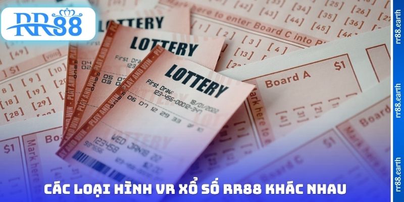 Các loại hình VR xổ số RR88 khác nhau