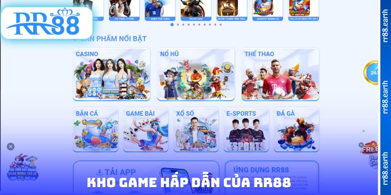 Kho game hấp dẫn của RR88